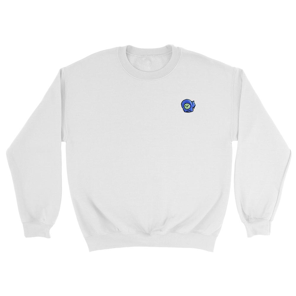 Gingerpale Embroidered Sweatshirt White