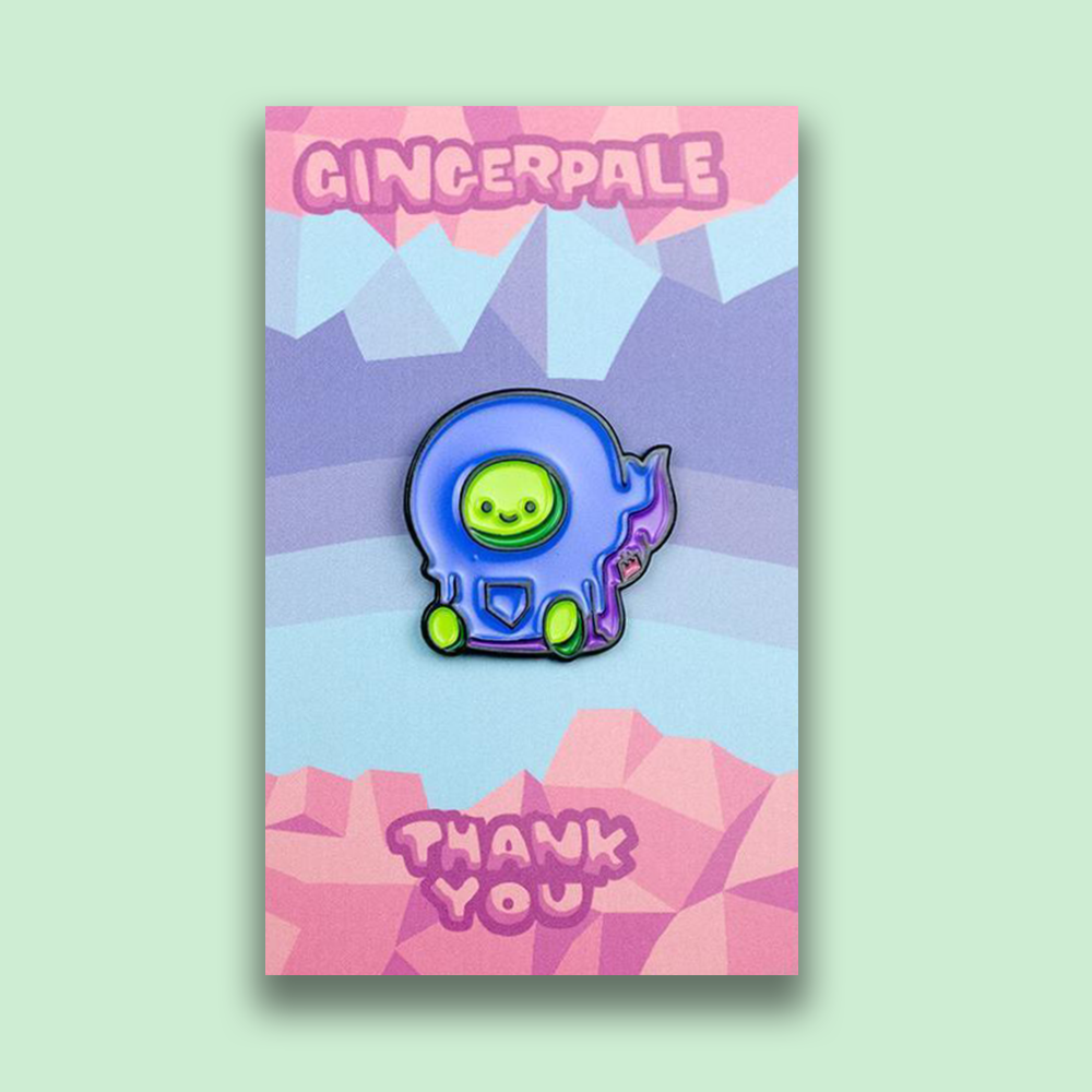 GingerPale Sitting Pin