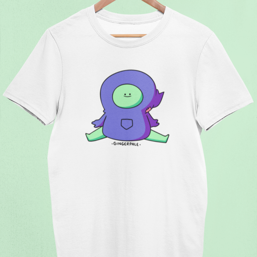 Color GingerPale White Tee